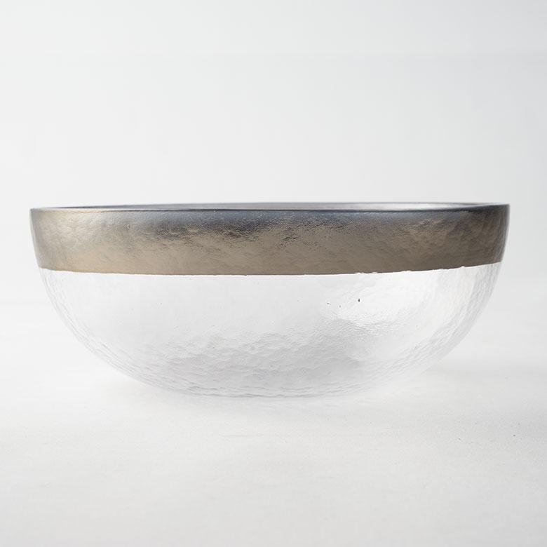 サラダボウル ガラス おしゃれ ガラス食器 そうめん鉢大皿