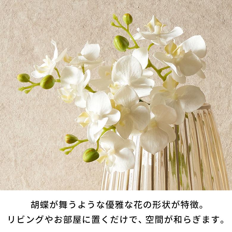 胡蝶蘭 造花 フェイクフラワー アーティフィシャルフラワー ファレノプシス 観葉植物 アートフラワー おしゃれ 北欧 リゾート 雑貨 インテリア 西海岸 94848 | ブランド登録なし | 06