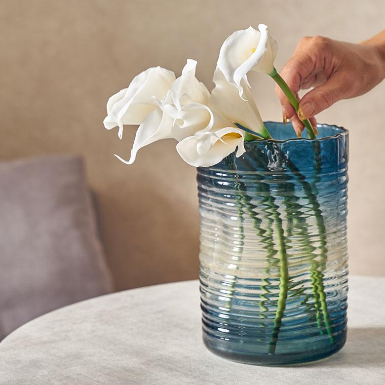 造花 インテリア フェイクフラワー アーティフィシャルフラワー カラーリリー ホワイト 観葉植物 アートフラワー おしゃれ 北欧 リゾート 雑貨 西海岸 94849 | ブランド登録なし | 07