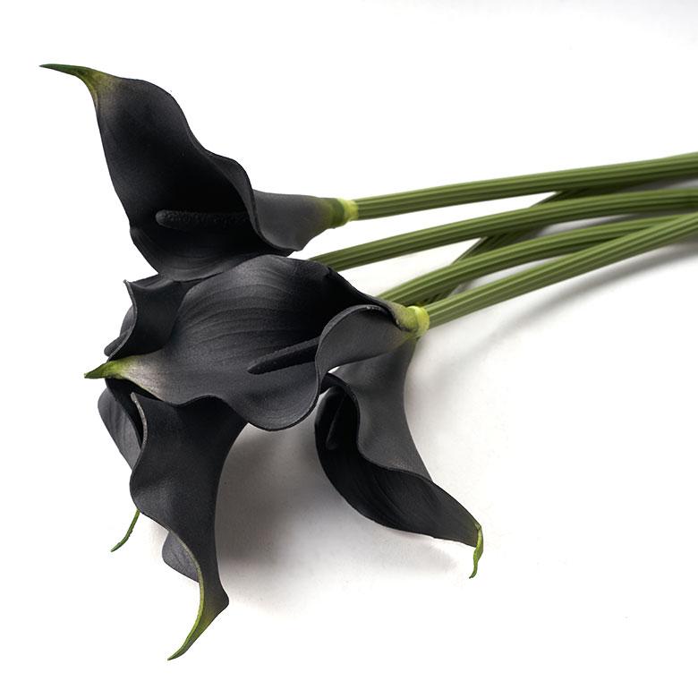 造花 インテリア フェイクフラワー アーティフィシャルフラワー カラーリリー ブラック 観葉植物 アートフラワー おしゃれ 北欧 リゾート 雑貨 西海岸 94850 | ブランド登録なし | 12