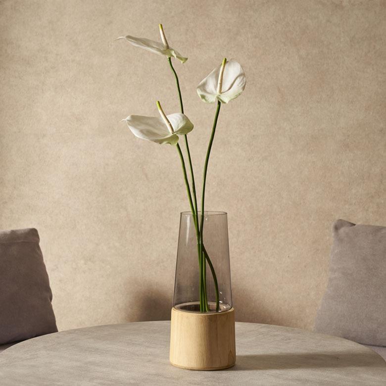 造花 インテリア アンスリウム 白 フェイクフラワー アーティフィシャルフラワー アンスリューム アートフラワー おしゃれ 北欧 リゾート 雑貨 西海岸 94851 | ブランド登録なし