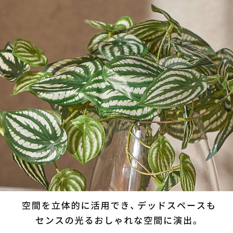 フェイクグリーン ハンギング 人工 観葉植物 インテリアグリーン フェイク ペペロミア スイカペペ おしゃれ 北欧 リゾート 雑貨 インテリア 西海岸 94854 | ブランド登録なし | 04