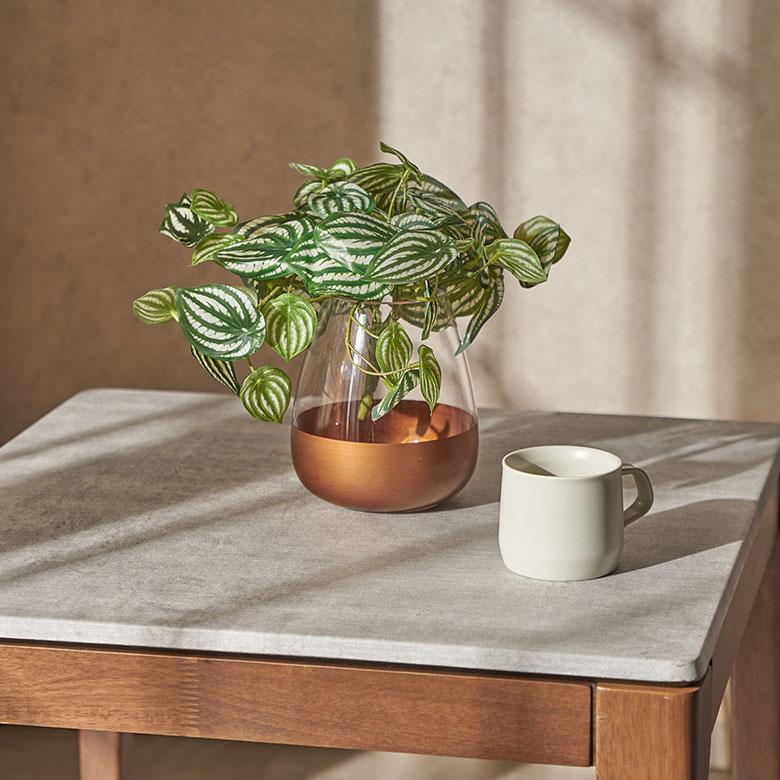 フェイクグリーン ハンギング 人工 観葉植物 インテリアグリーン フェイク ペペロミア スイカペペ おしゃれ 北欧 リゾート 雑貨 インテリア 西海岸 94854 | ブランド登録なし | 06