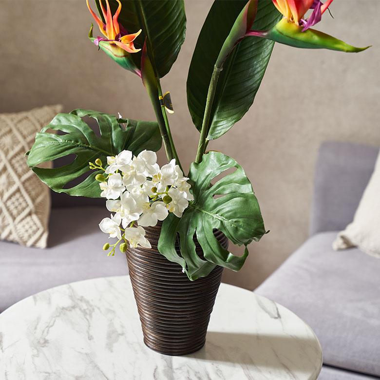 モンステラ 造花 インテリア モンステラリーフ フェイクグリーン アーティフィシャルグリーン 葉 アートグリーン おしゃれ 北欧 リゾート 雑貨 西海岸 94857 | ブランド登録なし | 04