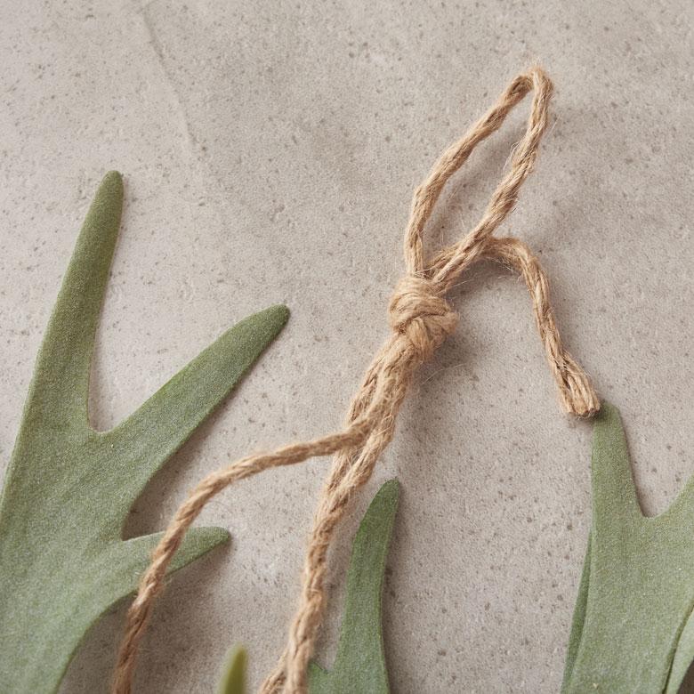 フェイクグリーン ハンギング つる 人工 観葉植物 卓上 吊り下げ フェイク コウモリラン ビカクシダ おしゃれ 北欧 リゾート 雑貨 インテリア 西海岸 94859 | ブランド登録なし | 16