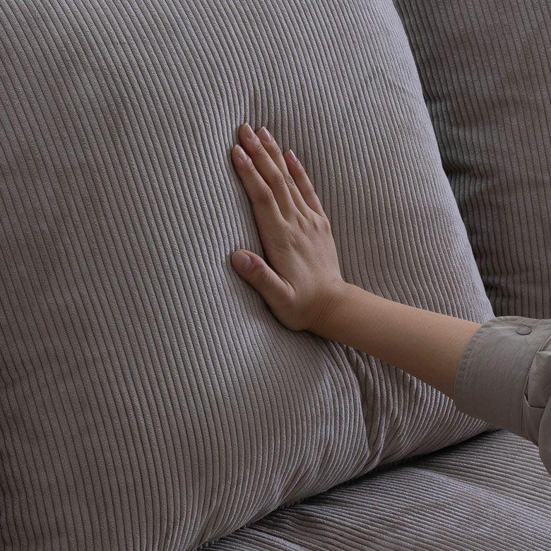 180cm ソファ 3人掛け ソファー 肘なし 開梱設置付き 座面が広いソファ 3人 ごろ寝ソファ 無垢 フェザー おしゃれ 北欧 リゾート 家具 インテリア 西海岸 94868 | 関家具 | 15