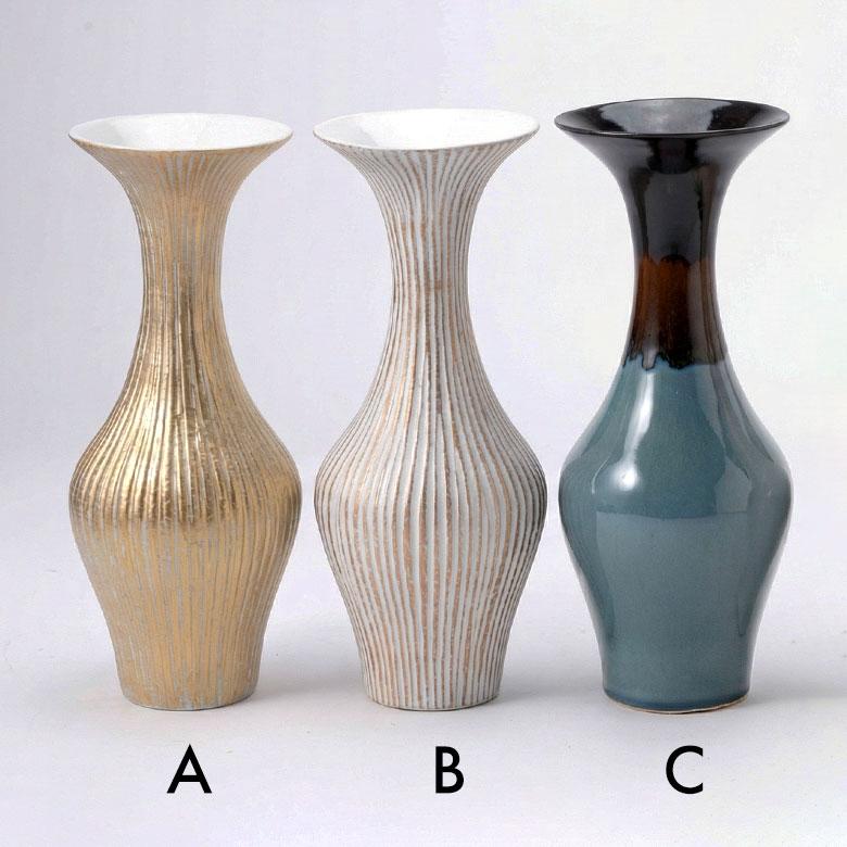 花瓶 フラワーベース おしゃれ 大きい 陶器 ひょうたん 一輪 一輪挿し 水入れ 生け花 花器  大型 北欧 韓国 モダン 玄関 ギフト 置物 白 西海岸 94871 | ブランド登録なし | 13