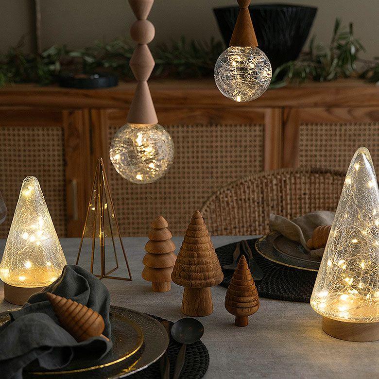 ペンダントライト LED 北欧 吊下げ照明　照明器具 1灯 ガラス ウッド 木製 ナチュラル モダン ダイニング キッチン 玄関 一人暮らし 電池 西海岸 94876 | ELEMENTS（インテリア） | 15