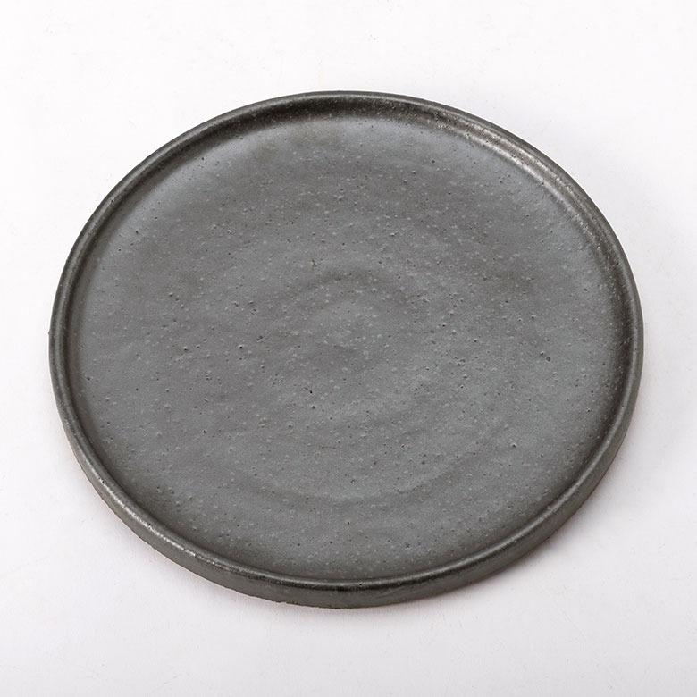 信楽焼 皿 丸皿 24cm 黒 ブラック 電子レンジ 食洗器対応 和食器 日本製 おしゃれ 和風 カフェ 陶器 ラウンドプレートプレート 大皿 平皿 リム皿 94927 | ブランド登録なし | 13
