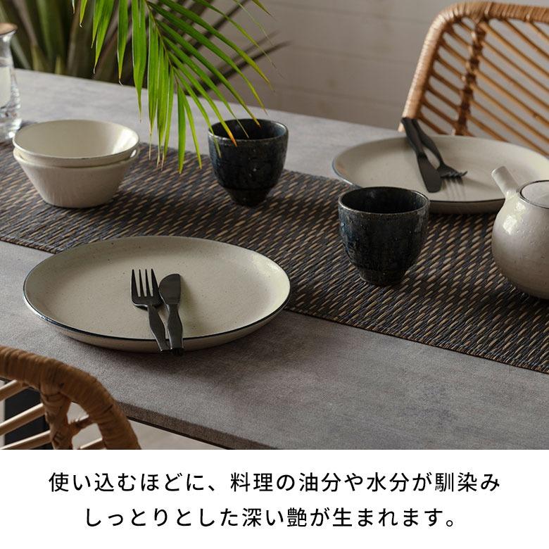 信楽焼 皿 丸皿 25cm 粉引 ライン 電子レンジ 食洗器対応 和食器 日本製 おしゃれ 和風 カフェ 陶器 ラウンドプレートプレート 大皿 平皿 リム皿 94928 | ブランド登録なし | 07