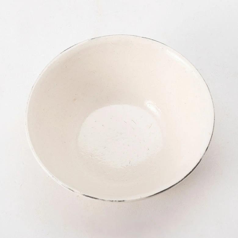 信楽焼 小皿 小鉢 13cm 粉引 ライン 電子レンジ 食洗器対応 和食器 日本製 おしゃれ 和風 カフェ 陶器 小付け 小皿 豆皿 丸小鉢 取り皿 丸型ボウル 94929 | ブランド登録なし | 13