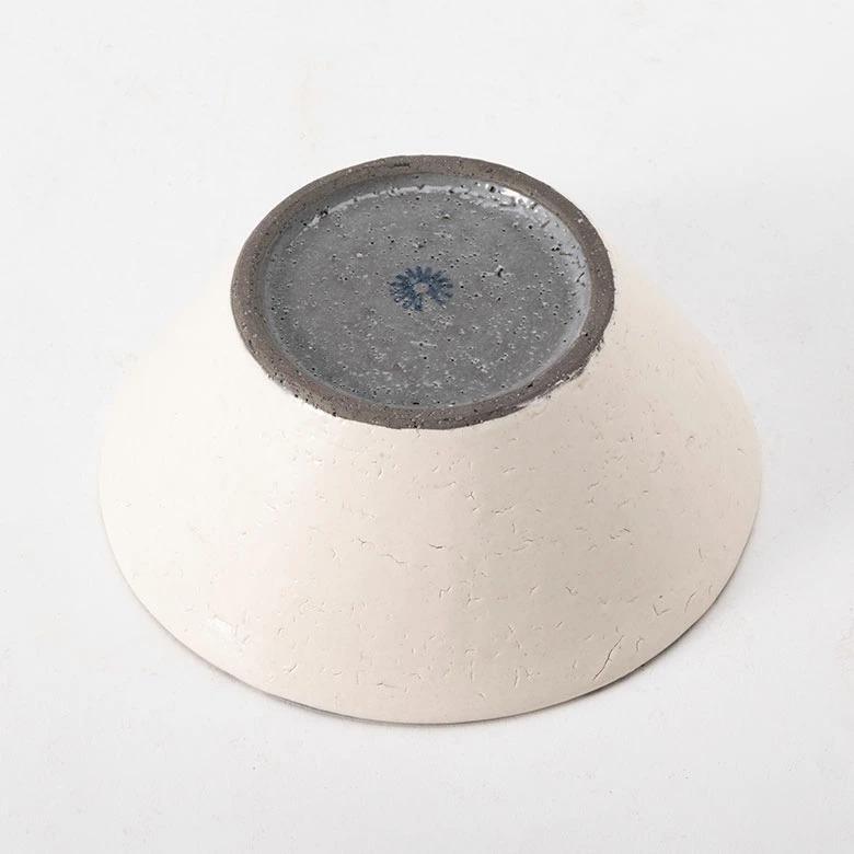 信楽焼 小皿 小鉢 13cm 粉引 ライン 電子レンジ 食洗器対応 和食器 日本製 おしゃれ 和風 カフェ 陶器 小付け 小皿 豆皿 丸小鉢 取り皿 丸型ボウル 94929 | ブランド登録なし | 14