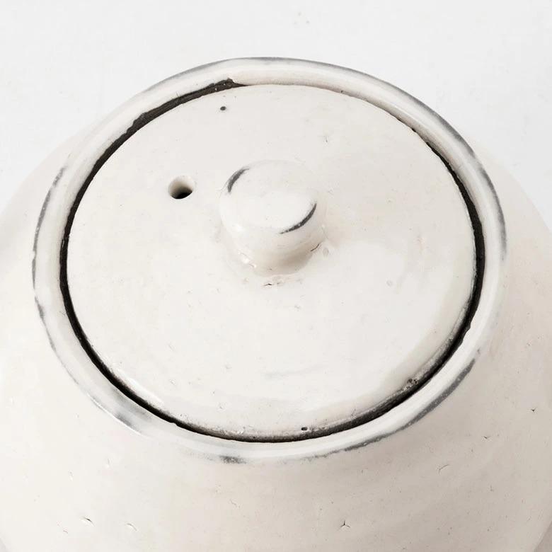 信楽焼 ティーポット 600ml 粉引 ライン 電子レンジ 食洗器対応 和食器 日本製 おしゃれ 和風 カフェ 陶器 ポット お茶 急須 茶こし 紅茶ポット お茶 94930 | ブランド登録なし | 12