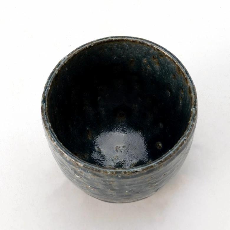 信楽焼 湯呑み 藍 電子レンジ 食洗器対応 和食器 日本製 おしゃれ 和風 カフェ 陶器 湯呑 湯飲み お茶 緑茶 湯のみ 土物 コップ カップ フリーカップ 94934 | ブランド登録なし | 13