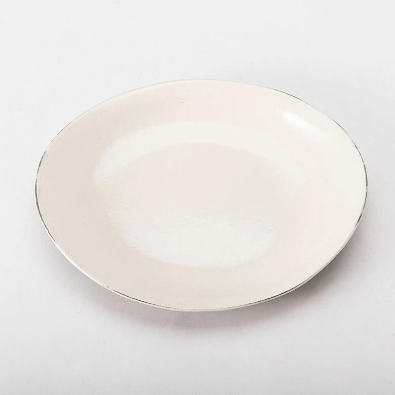 信楽焼 皿 大皿 丸皿 カレー皿 粉引 電子レンジ 食洗器対応 和食器 日本製 おしゃれ 和風 カフェ 陶器 ラウンドプレート 平皿 リム皿 リムプレート 94936 | ブランド登録なし | 13