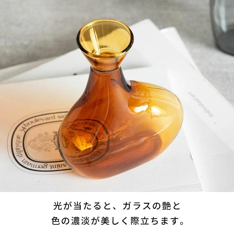 花瓶 フラワーベース オレンジ グレー カラフル ポップ 韓国 おしゃれ かわいい 一輪挿し 丸い 小さい 小さめ 北欧 シンプル 玄関 インテリア 置物 9494 | ブランド登録なし | 05