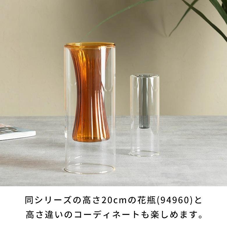 花瓶 フラワーベース ミニ シリンダー 試験管 小さめ 小さい 一輪挿し シンプル おしゃれ モダン 韓国 玄関 卓上 13cm 玄関 インテリア クリア 透明 94957 | ブランド登録なし | 09