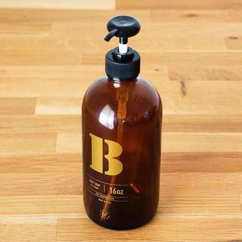 ディスペンサー ボディーソープ ボストン 詰め替え 容器