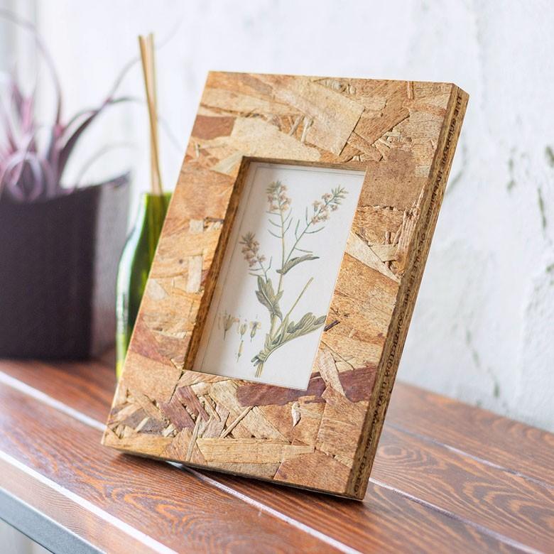 フォトフレーム フォトスタンド 写真立て 壁掛け 卓上 おしゃれ かわいい はがき 写真入れ はがきサイズ 木 ナチュラル ヴィンテージ 95008 | ブランド登録なし
