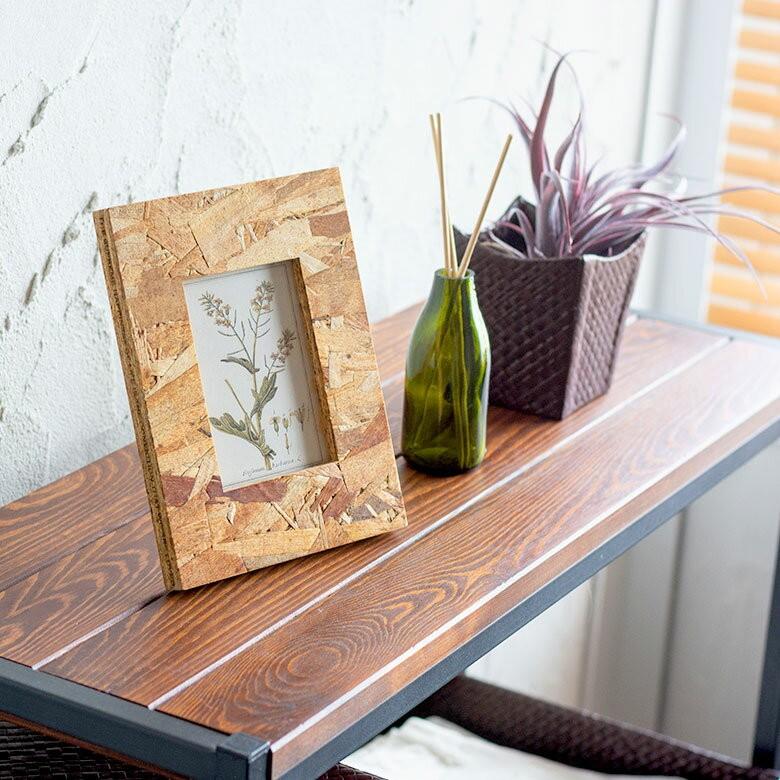 フォトフレーム フォトスタンド 写真立て 壁掛け 卓上 おしゃれ かわいい はがき 写真入れ はがきサイズ 木 ナチュラル ヴィンテージ 95008 | ブランド登録なし | 02