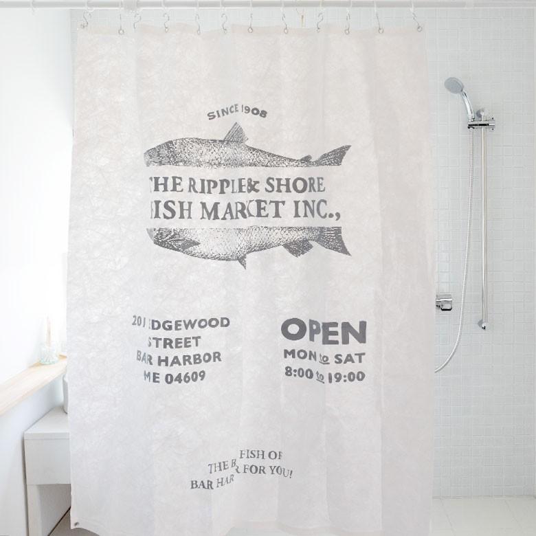 シャワーカーテン 約140×180cm バス バスルーム 浴室 アメリカ アメリカ雑貨 西海岸 インテリア おしゃれ 95019 | ブランド登録なし | 04