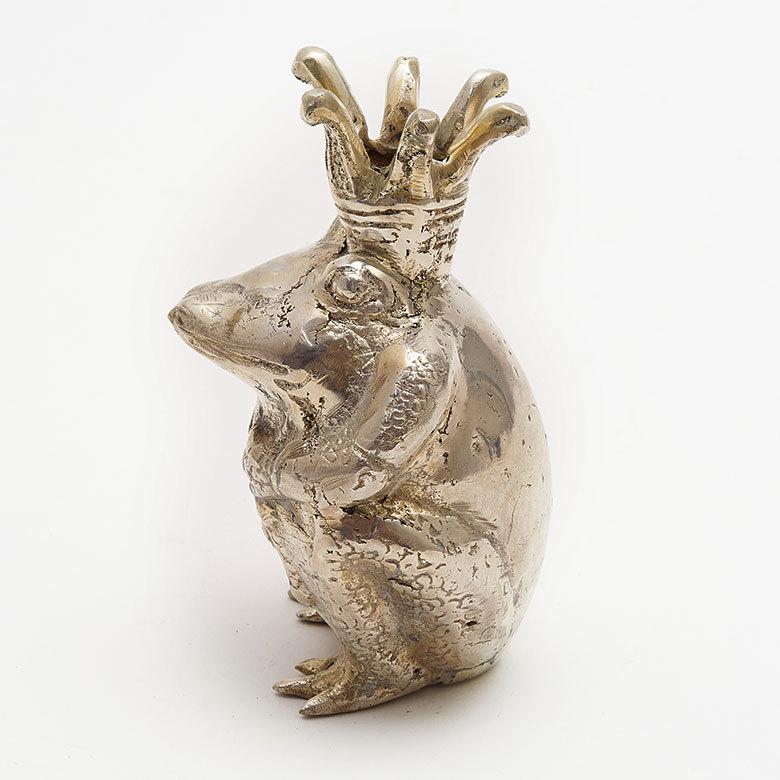 アジアン雑貨 オブジェ カエルの王様Ｌサイズ アジア工房 9501 | ブランド登録なし | 10