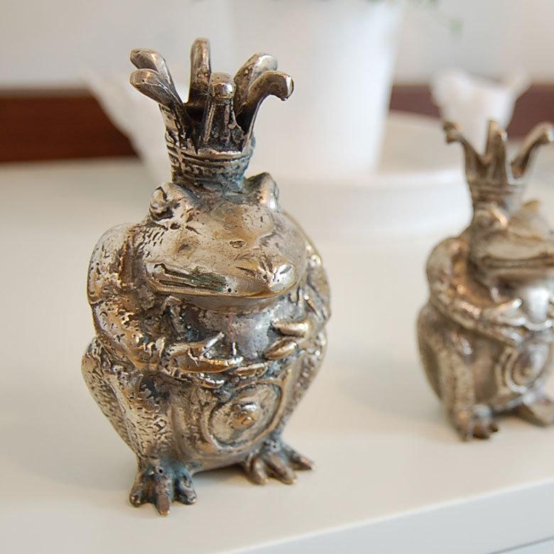 アジアン雑貨 オブジェ カエルの王様Ｌサイズ アジア工房 9501 | ブランド登録なし | 14