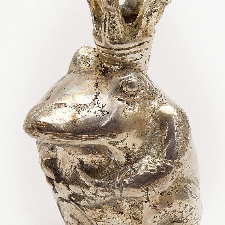 アジアン雑貨 オブジェ カエルの王様Ｌサイズ アジア工房 9501 | ブランド登録なし | 04