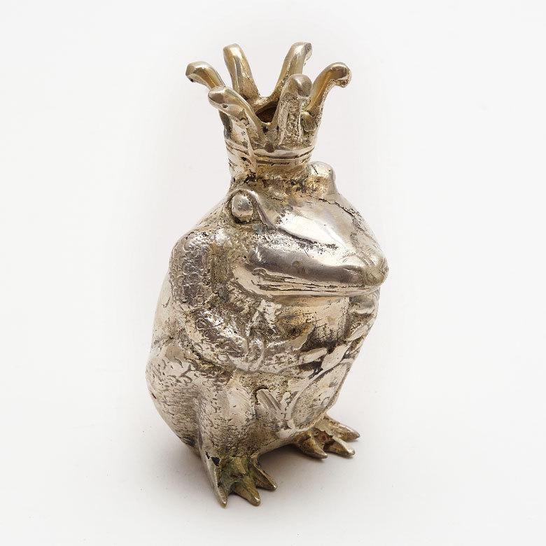 アジアン雑貨 オブジェ カエルの王様Ｌサイズ アジア工房 9501 | ブランド登録なし | 09