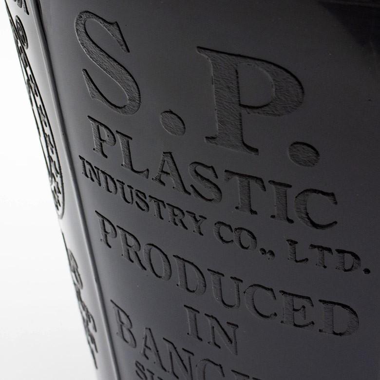 バケツ 持ち手付き 12L 収納 掃除用品 ごみ箱 バスケット 雑貨 ポリバケツ アウトドア ガーデニング プラスチック製 おしゃれ レトロ 95022 | ブランド登録なし | 10