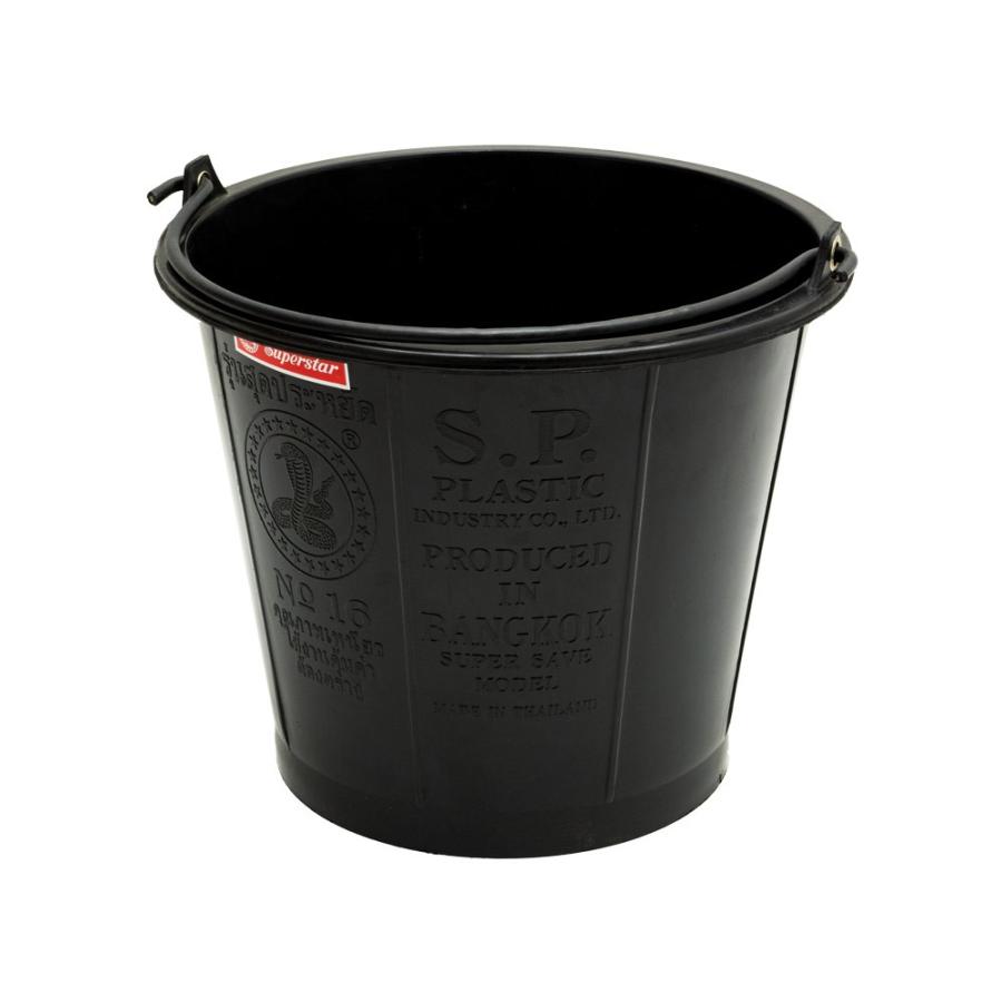 バケツ 持ち手付き 12L 収納 掃除用品 ごみ箱 バスケット 雑貨 ポリバケツ アウトドア ガーデニング プラスチック製 おしゃれ レトロ 95022 | ブランド登録なし | 16