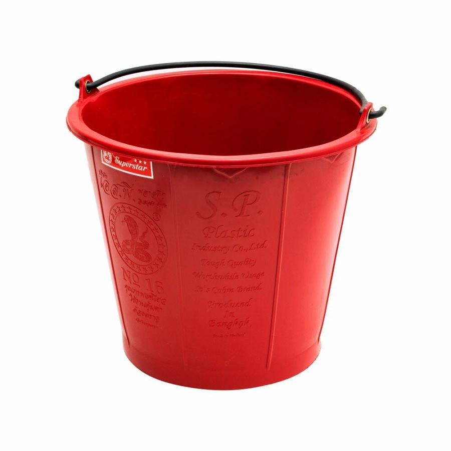 バケツ 持ち手付き 12L 収納 掃除用品 ごみ箱 バスケット 雑貨 ポリバケツ アウトドア ガーデニング プラスチック製 おしゃれ レトロ 95022 | ブランド登録なし | 19