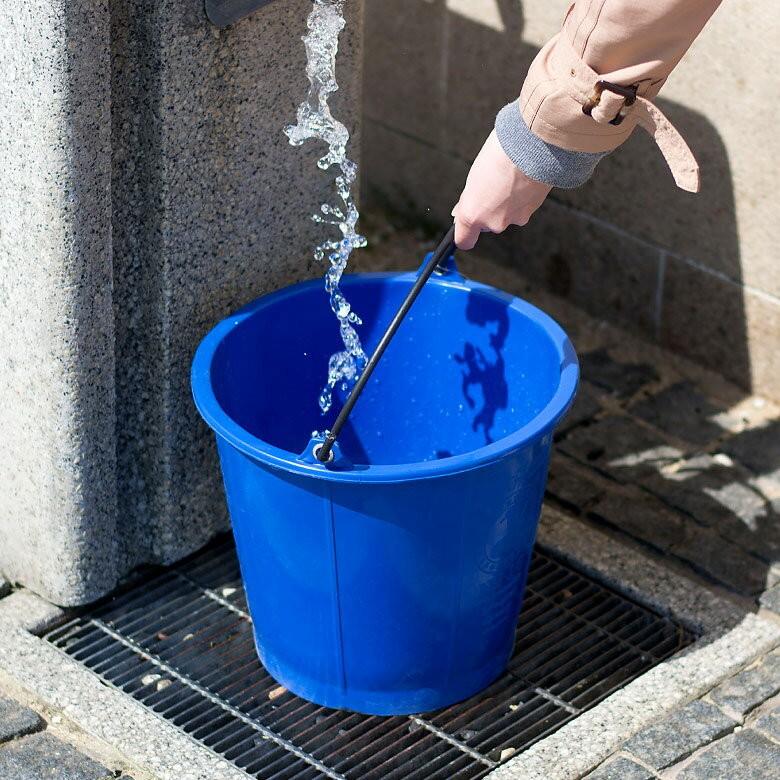 バケツ 持ち手付き 12L 収納 掃除用品 ごみ箱 バスケット 雑貨 ポリバケツ アウトドア ガーデニング プラスチック製 おしゃれ レトロ 95022 | ブランド登録なし | 02