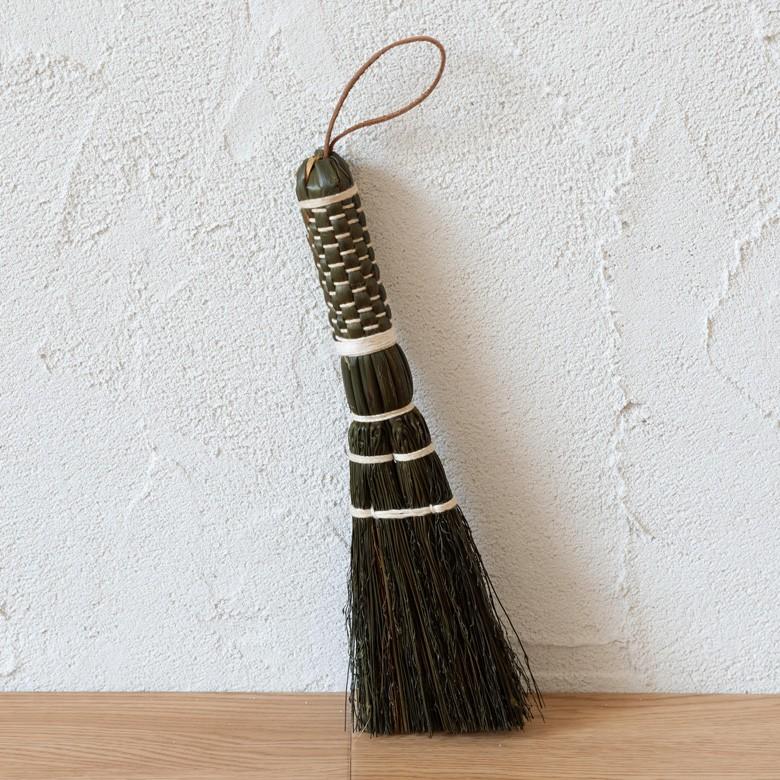 ほうき S ハンドタイプ 天然素材 藁 掃除 掃除道具 清掃 コンパクト デスク ソルガム 約27cm おしゃれ 95029 | ブランド登録なし | 07