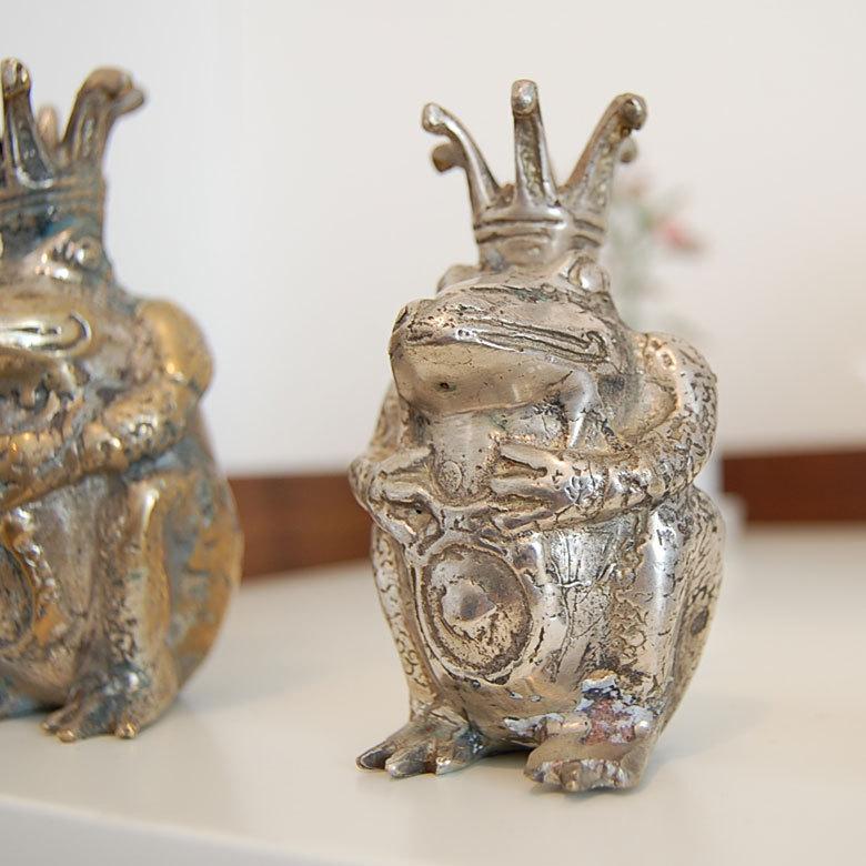 アジアン雑貨 オブジェ カエルの王様Ｍサイズ アジア工房 9502 | ブランド登録なし | 14