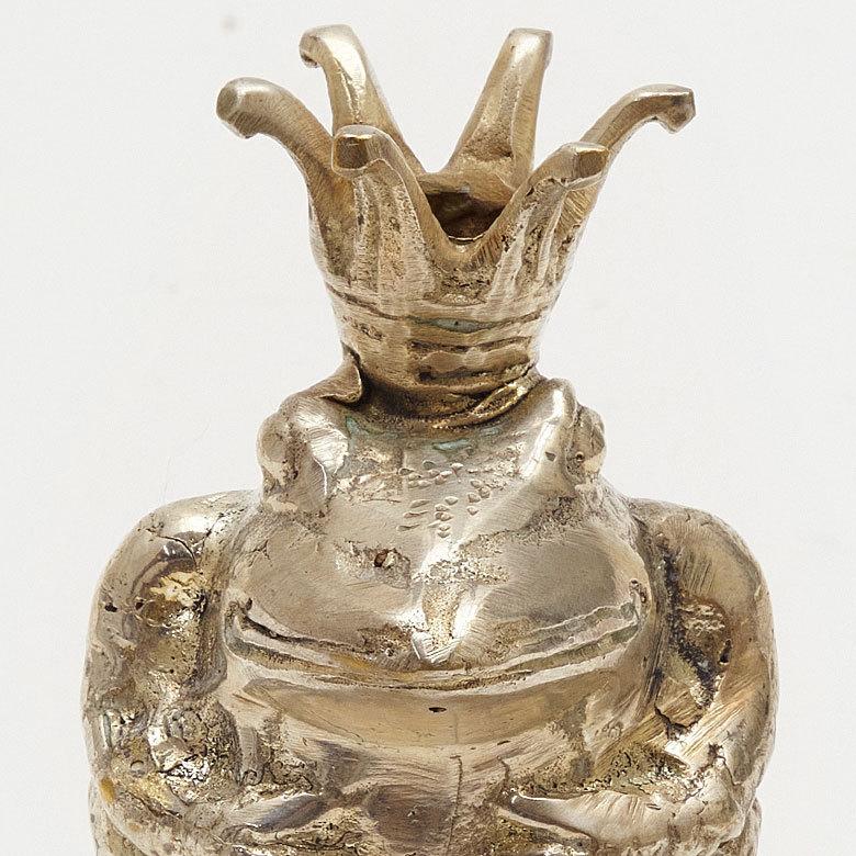 アジアン雑貨 オブジェ カエルの王様Ｍサイズ アジア工房 9502 | ブランド登録なし | 06