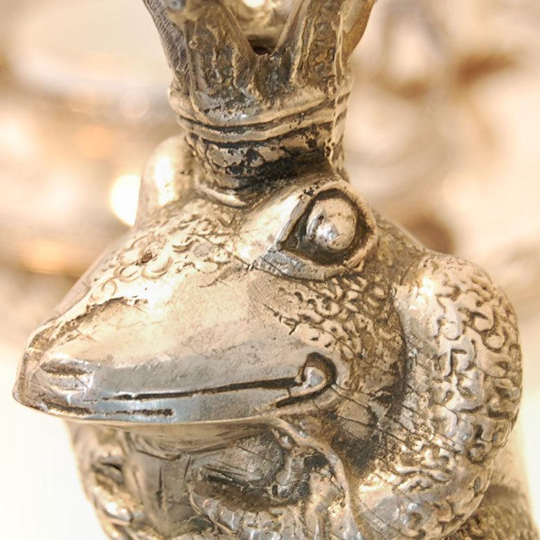 カエルの王様オブジェ 楽天市場】王様カエル 置物 オブジェ 蛙 クラウン 王冠 キング