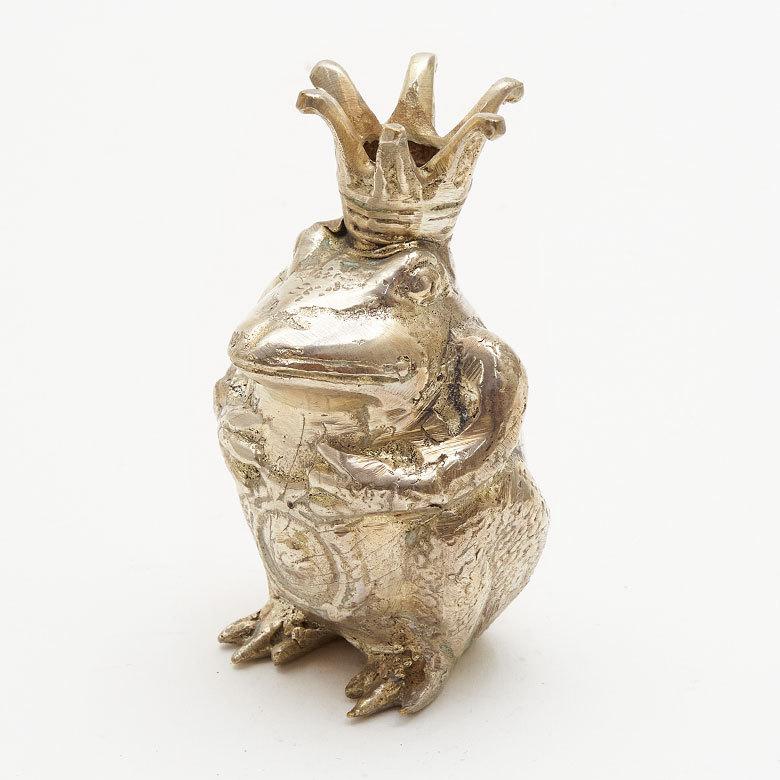 アジアン雑貨 オブジェ カエルの王様Ｍサイズ アジア工房 9502 | ブランド登録なし | 09