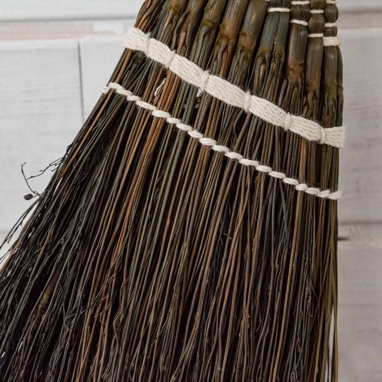 ほうき M ハンドタイプ 天然素材 藁 掃除 掃除道具 清掃 コンパクト デスク ソルガム 約85cm おしゃれ 95030 | ブランド登録なし | 01