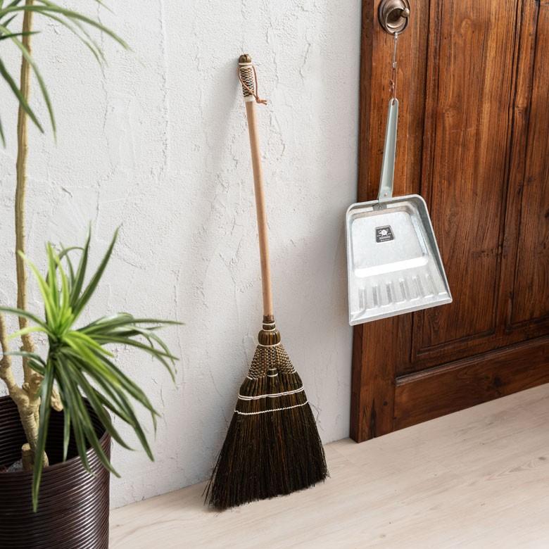 ほうき L 玄関 天然素材 藁 掃除 掃除道具 清掃 インテリア ソルガム 約92cm おしゃれ 95031 | ブランド登録なし | 05