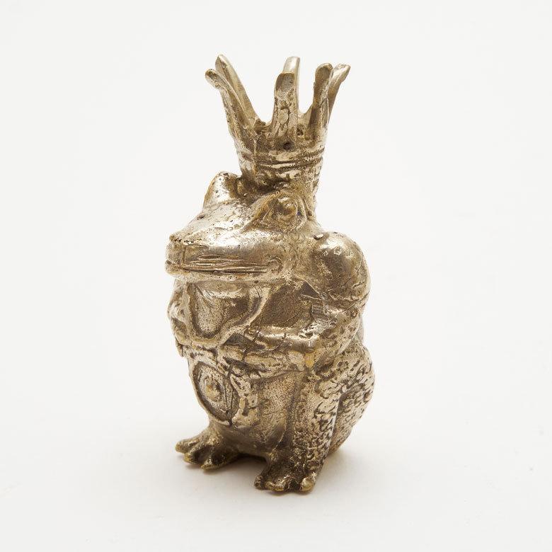 アジアン雑貨 オブジェ カエルの王様Ｓサイズ アジア工房 9503 | ブランド登録なし | 09