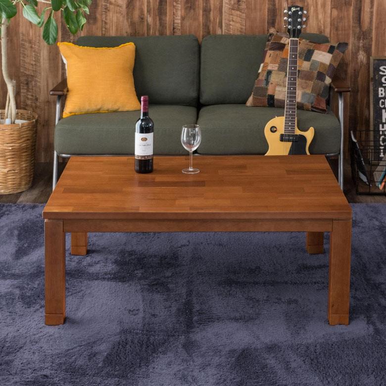 こたつ テーブル 長方形 105×75cm こたつ テーブル 長方形 天板 ヒーター 105 アカシア 継ぎ足 リビ 96000 | ブランド登録なし | 02