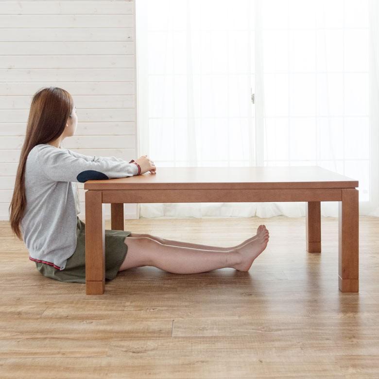 こたつ テーブル 長方形 105×75cm こたつ テーブル 長方形 天板 ヒーター 105 アカシア 継ぎ足 リビ 96000 | ブランド登録なし | 04