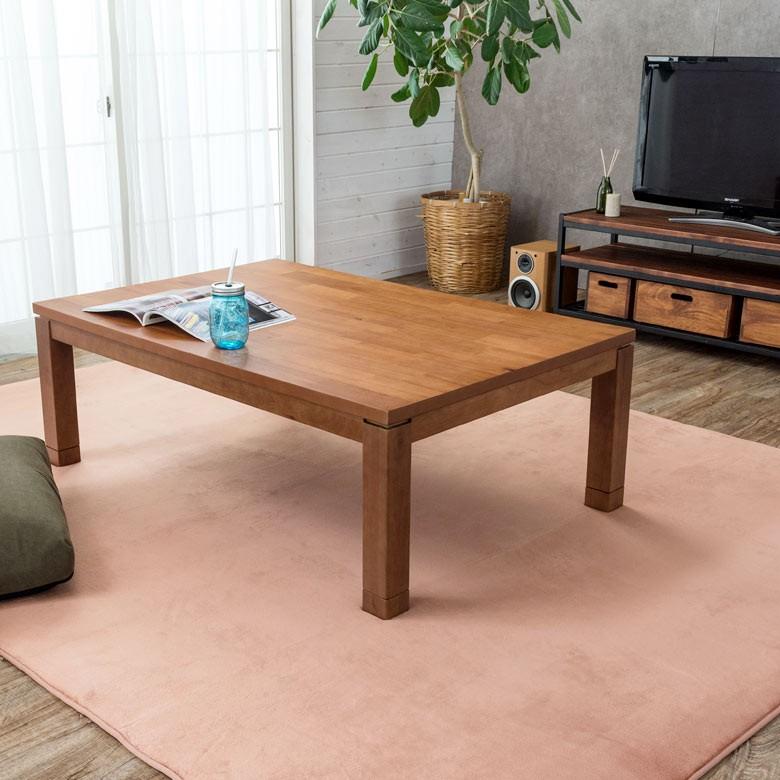 こたつ テーブル 長方形 120×80cm こたつ テーブル 長方形 天板 ヒーター 120 アカシア 継ぎ足 リビ 96001 | ブランド登録なし | 01