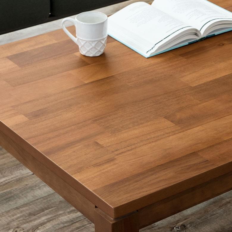 こたつ テーブル 長方形 120×80cm こたつ テーブル 長方形 天板 ヒーター 120 アカシア 継ぎ足 リビ 96001 | ブランド登録なし | 04