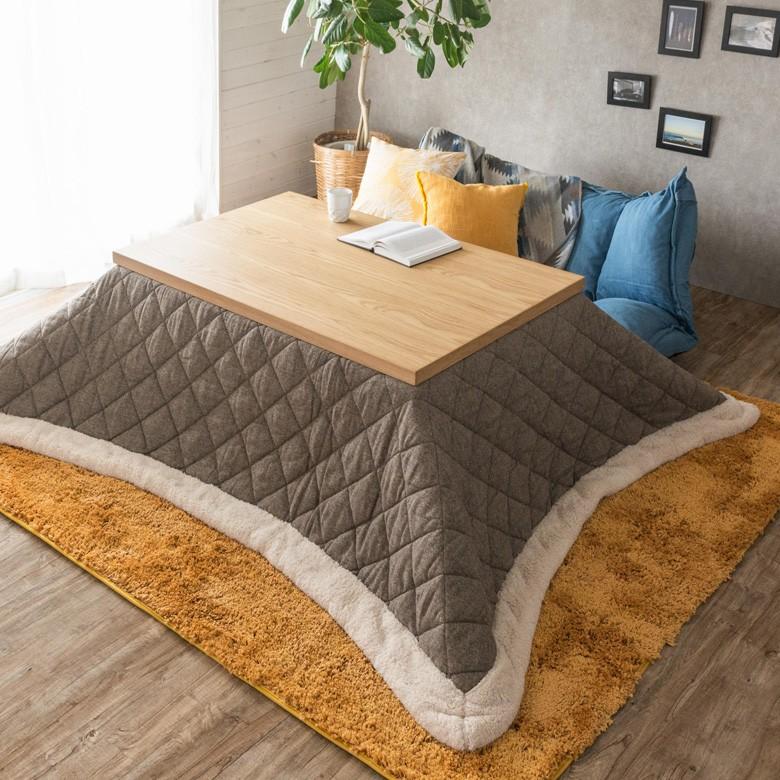 こたつ テーブル 長方形 ジェスタ 120×80cm コタツ 机 カーボン こたつ テーブル 長方形 ジェスタ 120×80cm コタツ 机 カーボン
