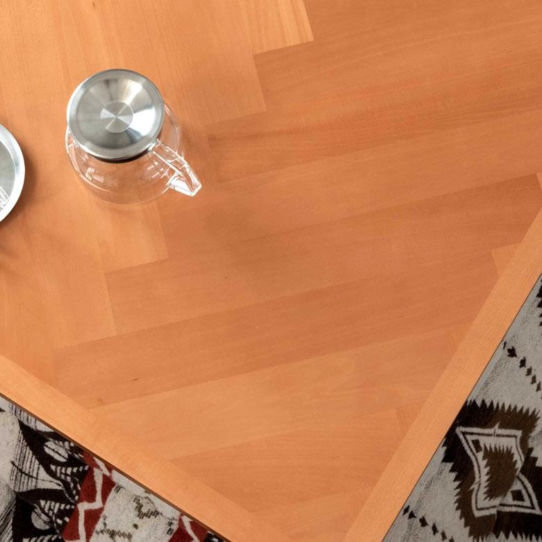 こたつ テーブル 長方形 ジェスタ 120×80cm コタツ フラットヒーター 机 天然木製 薄型 96020 | ブランド登録なし | 01