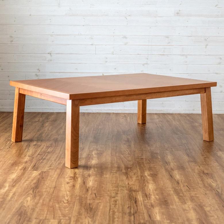 こたつ テーブル 長方形 ジェスタ 120×80cm コタツ フラットヒーター 机 天然木製 薄型 96020 | ブランド登録なし | 06