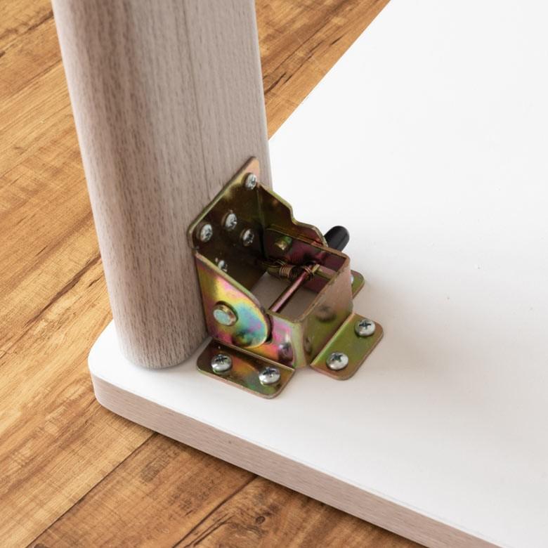 こたつ テーブル 長方形 105×75cm センターテーブル コタツ ヒーター 机 木目調 ホワイト ナチュラル 折れ脚 コンパクト 96021 | ブランド登録なし | 17