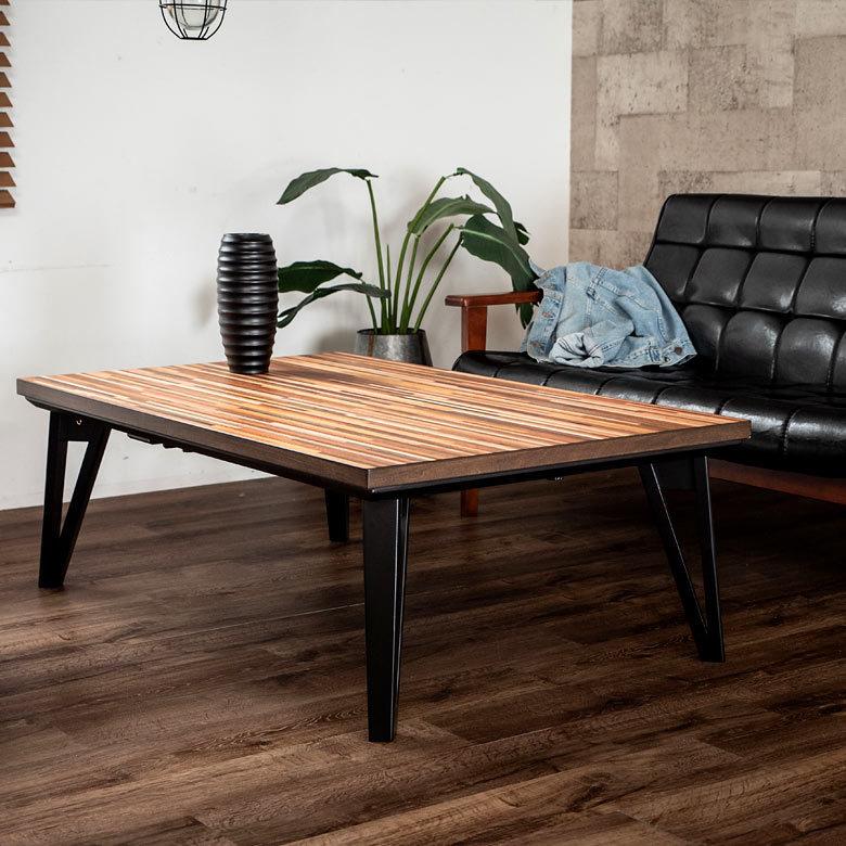 こたつ テーブル 長方形 120×75cm コタツ 面状カーボンヒーター